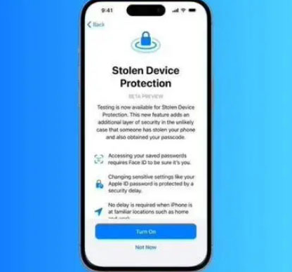 赛罕苹果授权维修店分享被盗设备保护功能开启方法 