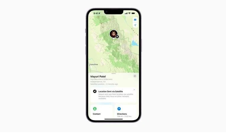 赛罕苹果14维修分享iPhone14系列中 FindMy功能通过卫星分享位置方法教程 