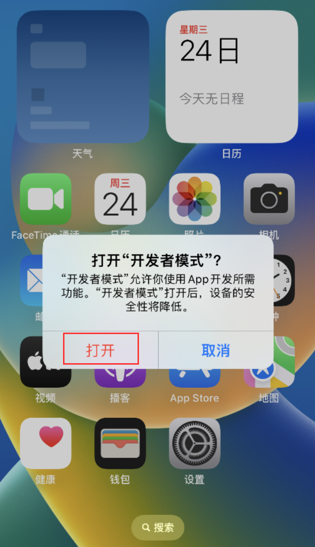赛罕苹果手机维修分享如何打开开发者模式 