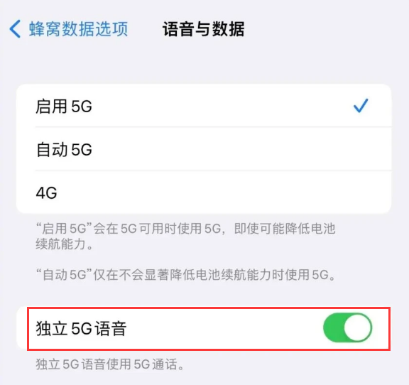 赛罕苹果14维修分享iPhone 14 Pro如何开启VoNR 