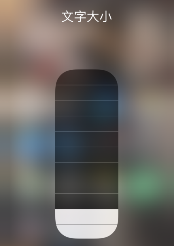 赛罕苹果手机维修分享小技巧：在 iPhone 控制中心快速调节字体大小 